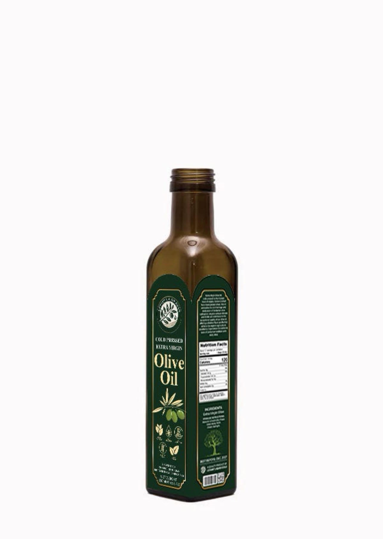 Premium Levantine Extra Virgin Olive Oil – Cold Pressed, Organic, 250mL – Jordanian Maysar Olives
