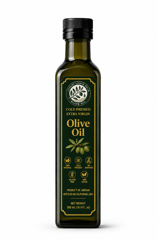 Levantine Jordanian Extra Virgin Olive Oil – Cold Pressed, Organic, 250mL – Ajloun Mehras olives, organic EVOO