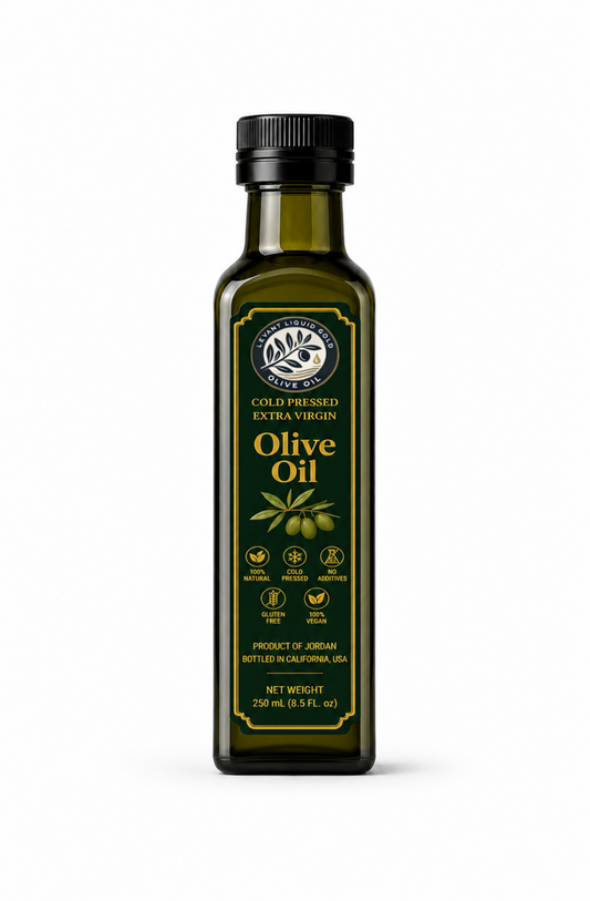 Levantine Jordanian Extra Virgin Olive Oil – 100mL | Ajloun Mehras Olives